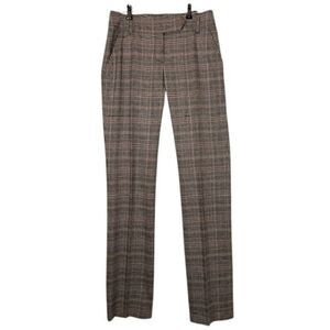 Boss Hugo Boss Wool Women's Dress Pants Trousers Houndstooth Plaid Size Small